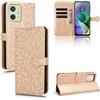 RonRun per Motorola Moto G54 Cover a libro Flip Wallet Custodia in Pelle con Slot per Schede Custodia in Pelle Magnetica Cover per Motorola Moto G54 - Oro rosa