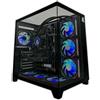 NitroPC - PC Gaming Estremo Nitro (Intel Core i9 12900K 16/24 5.2GHz, RTX 5070 12GB, RAM 32GB, M.2 1TB, Windows 11 PRO, WiFi) Computer fisso, PC Gamer (Nero) Nuova versione