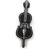 Onwomania Basso violoncello violino violino in nero divertente chiavetta USB Supporto dati per memory stick USB 2.0 da 16 GB