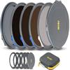 NiSi JetMag Pro 67MAG - Filtro magnetico Landscape ND con chiusura - ND8, ND64, ND1000, True Color CPL, 52/55/58/62/67 mm