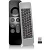 Generico Telecomando Air Mouse Vocale Wireless 2.4G con Mini Tastiera, Telecomando a Giroscopio per Android TV Box, Windows, Mac OS, Linux PC e Smart TV