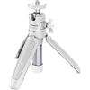 ULANZI MT-08 - Mini treppiede e bastone per selfie per fotocamera e smartphone, supporto estensibile da tavolo con vite da 1/4, colore: bianco