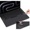 CASEDAO Cover per poggiapolsi con protezione TrackPad compatibile con MacBook Pro 2023 14 pollici M3 Pro Max chip A2992 A2918, MacBook Pro 14 adesivi protettivi per poggiapolsi - Space Black