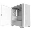 Montech AIR 100 LITE Micro ATX－2ｘVentole silenziose da 120 mm Preinstallate－Design ultra minimale－Pannello frontale in rete－Flusso d'aria elevato－Pannello laterale con porta aperta－Antipolvere, Bianco