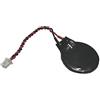 Bolwins G07 - Batteria CMOS BIOS CR2032-3 V al litio con spina a 2 poli e cavo (5 cm), ideale per PC, laptop e scheda madre, incluso cuscinetto autoadesivo