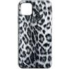 Mixroom - Cover Custodia Back case In TPU Silicone Morbido Per Honor X8B Fantasia Leopardato Bianco E Nero M756