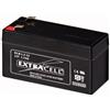 EXTRACELL BATTERIA AL PIOMBO RICARICABILE SIGILLATA 12 VOLT 1,3 Ah MARCA EXTRACELL