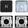 CTBDZ Tappo chiave individuale con cerniera di ricambio per (M1 M2) MacBook Pro A2141 A2251 A2289 A2338 A2442 A2485, sostituisce per MacBook Air A2179 A2337 A2681 tastiera (tasto N)