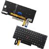 Table-King Tastiera retroilluminata per Lenovo Thinkpad E480 E485 T480S T490 T495 L380 L390 L480 E490 E495 R480 R490 S2 3rd Gen (UK)