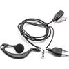 vhbw headset, auricolari compatibile con Intek H-520, MT-2000, MT-2020, MT-4000, MT-4040, MT-5050 KPO, PB-1000-R radio, walkie-talkie - nero