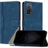 JayModCase Custodia per OPPO A55 5G/A53S 5G/A53 5G,Flip Custodia Portafoglio Caso Libro con Magnetica | porta carte di credito | Supporto Stand - Blu