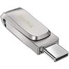 SanDisk Memoria USB, 128 GB SanDisk USB 3.1 Gen1-A/Type-C Dual Drive Dual Drive con doppio connettore, tipo rotante