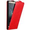 Cadorabo Custodia per Huawei MATE S in ROSSO MELA - Protezione in Stile Flip con Chiusura Magnetica - Case Cover Wallet Book Etui