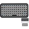 Generic - Tastiera Wireless Portatile Miniatura Retroilluminata, Silenziosa E Ricaricabile | Tastiera Wireless Da Viaggio Per Smart TV, Tablet E Smartphone, Tastiera Retroilluminata Colorata Piccola