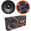 SP Audio 2 MIDRANGE SP6.5CM-SLIM altoparlanti diffusori 16,50 cm 165 mm 6.5 di diametro 100 watt rms 200 watt max impedenza 4 ohm 96 db spl auto, a coppia