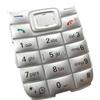 Audiosystem Set Tastiera Tasti Keypad per Nokia 1110 1110i Tastiera Keys Pulsanti Cover Guscio Ricambio Sostituzione Bianco