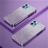 PAIX Custodia Telefono Trasparente Compatibile con Realme 9 Pro 5G Cover Cornice Elettroplaccata Gradiente Glitter Protettiva Sottile TPU