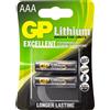 GP 2 x Batteria al litio AAA, Micro [GP 24LF] FR03; 1,5 V
