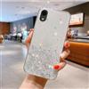 hdqICase Custodia Compatibile con iPhone XR Cover Trasparente Brillantini Stellari Sottile Antiurto in TPU