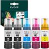 EVOKE 103 XL Inchiostro compatibile con Epson EcoTank L3251 L3250 L3150 L3151 L3260 L3256 (kit CMYK nero) 31500 pagine 350 ml