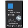 ISNATCH Batteria perfettamente compatibile per Brondi Amico Grande 2 Lcd