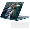 Loyobo Custodia personalizzata compatibile con MacBook Air 13 2022,2021-2018 Release A2337 M1 A2179 A1932, regalo personalizzato e logo aziendale, copertura per dissipazione del calore resistente ai