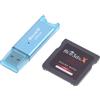 Generico Cartuccia di gioco ad alte prestazioni + lettore di schede USB per ACE3DS PLUS NDS 3DSLL, cartuccia Super Combo, scheda di memoria per videogiochi 3DS Game Flashcard Adapter