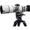 Rolanpro Copriobiettivo impermeabile mimetico per Sony FE 200-600 mm F5.6-6.3G OSS Lens Custodia protettiva abbigliamento #Snow Camouflage impermeabile