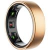 SWZEC Volovivo Anello Smart Con Ricarica Wireless(Oro,14)