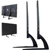 Ciounmb Supporto universale per TV - Supporto regolabile in altezza per TV LCD da 32 - 70 pollici/69,3 x 35,5 cm, piatto e curvo fino a 35 kg