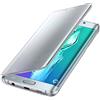 Samsung Plus Clear View Custodia per Galaxy S6 Edge Plus, Argento