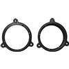IPNOSIS Coppia supporti anteriori per altoparlanti da 165mm per Smart For-Two (453), For-Four (453), Dacia Sandero II (2013 in poi), Hyundai i10, Fiat Talento, Mazda, Suzuki (vedi altri modelli) IP-SP215/B