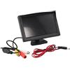 Homefurnishmall Monitor di retromarcia per auto, kit telecamera di retromarcia da 12,7 cm, display 1080p con telecamera posteriore impermeabile per auto, furgoni, roulotte