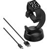Generico Supporto del caricatore per Redmi Watch4 per Xiaomi Smart Band9/9NFC/Band8 Pro Watch Supporto di ricarica magnetico USB portatile Supporto Dock Station Smartwatch Accessorio
