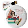 My Custom Style PenDrive USB tonda 4,3cm#scuola-6#16Gb