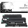 Betaink 2 Tamburi Compatibili DR-2400 per stampanti Brother DCP-L2510D DCP-L2530DW DCP-L2537DW DCP-L2530DW HL-L2310D HL-L2375DW HL-L2372DN HL-L2370DN MFC-L2750DW MFC-L2735DW MFC-L2732DW 12.000 copie