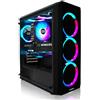 Greed® Mk2 - PC gaming - AMD Ryzen 7 5700X - RTX 5060 Ti (8GB) - Raytracing & 4k - Computer/desktop da 4,9 GHz - 16 GB di RAM DDR4 - SSD da 1 TB - WiFi + Windows 11 Pro.