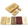 Gravidu18 Chiavetta USB personalizzata + confezione regalo in legno massiccio con incisione testo a scelta matrimonio incisione flash drive 32/64/128 GB 3.0 idea regalo personalizzata (acero, 32 GB 3.0)