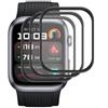 GIOPUEY 3 Pezzi Pellicola Protettiva per Huawei Watch D2, [Piena Copertura] Materiale omposito Protezione Pellicola [Anti-graffio] - Trasparente