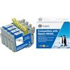 G&G Cartuccia d'inchiostro 604XL compatibile con Epson 604 604XL - multipack - per Epson XP-2200 XP-2205 XP-3200 XP-3205 XP-4200 XP-4205 WF2910DWF WF2930DWF WF2950DWF (Multipack)