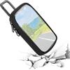 Generic Custodia per lettore MP3 MP4 - per lettore Touch Control, Custodia per lettore MP4 | Borsa MP3 MP4 con finestra trasparente e moschettone, custodia da viaggio per MP3, MP4, auricolari, cavo USB, disco