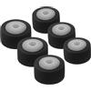 TOGEVAL 6 Pezzi Rullo di Pressione per Registratore Cassette, Puleggia Guida in Plastica Compatta 13x6,5x2 Mm per Manutenzione Audio e Riparazione Apparecchi Stereo