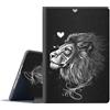 FGDRFGRW Custodia per tablet Amazon Kindle Fire da 7 pollici (9a/7a/5a generazione, versione 2019/2017/2015), supporto regolabile, funzione di accensione e spegnimento automatico, protezione completa