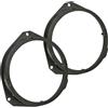 IPNOSIS Coppia supporti anteriori per altoparlanti da 165mm per Fiat Punto, 500, Alfa Romeo Mito, Ford KA, Opel Astra (vari modelli) IP-SP188/B