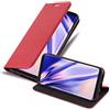 Cadorabo Custodia Libro per Samsung Galaxy S8 in ROSSO MELA - con Vani di Carte, Funzione Stand e Chiusura Magnetica - Portafoglio Cover Case Wallet Book Etui Protezione
