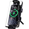 Generico Caricatore Wireless per Telefono in Auto, Supporto con Ricarica Rapida 20W, Caricabatterie Auto Con Rotazione 90 Gradi, Serraggio Automatico E Luce LED, per SUV Camper da Ventilazione Cruscotto P