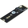 Sintech M.2 M-Key M.2 Key E Module,NGFF WiFi Card to M.2 Key M Adapter Card Compatible for Intel 7260,8260,9260