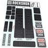 ROCKSHOX Felgenbänder-03055019, Sticker Set Unisex, Stealth, 30/32mm Standrohre