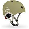 Scoot & Ride Unisex - Casco per neonato XXS European Headform Helm, Oliva