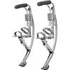 Skyrunner Adulto Canguro Scarpe Uomini Saltare Stilts Uomini Donne Esercizio Fitness (110~150 Ibs/50~70kg) Bouncing Scarpe (Argento)